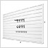 PROCORE PVC Slatwall Basic Bundle (Grey)
