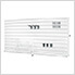 PROCORE PVC Slatwall Organizer Bundle (White)
