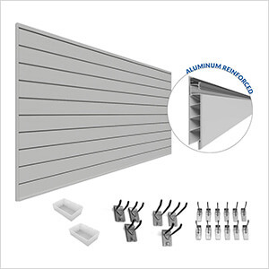 PROCORE PVC Slatwall Organizer Bundle (Grey)