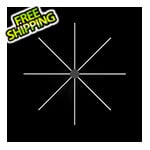 Proslat Garage Lighting Starburst 24 ft. Lynk Light Kit (Black)