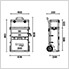2-Module Tool Trolley (Red)