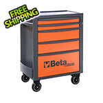 Beta Tools 5-Drawer Heavy Duty Rolling Tool Cabinet (Orange)