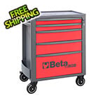 Beta Tools 5-Drawer Heavy Duty Rolling Tool Cabinet (Red)