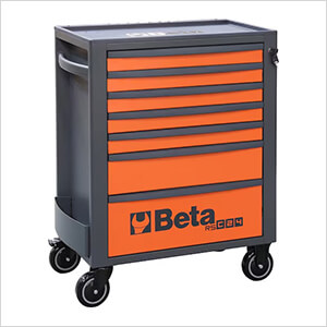 7-Drawer Heavy Duty Rolling Tool Cabinet (Orange)