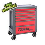 Beta Tools 7-Drawer Heavy Duty Rolling Tool Cabinet (Red)