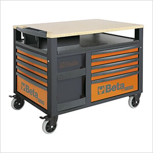 10-Drawer SuperTank Rolling Tool Cabinet (Orange)