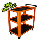 Beta Tools 3-Shelf Utility Shop Cart Trolley (Orange)