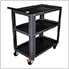 3-Shelf Utility Shop Cart Trolley (Grey)