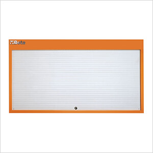 Wall Mounted Lockable Tool Organizer Panel (Orange)