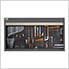 Wall Mounted Lockable Tool Organizer Panel (Grey)