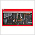 Wall Mounted Lockable Tool Organizer Panel (Red)