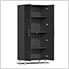 14-Piece Garage Cabinet Kit with Bamboo Worktop in Midnight Black Metallic