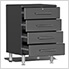 14-Piece Garage Cabinet Kit with Bamboo Worktop in Graphite Grey Metallic