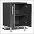 14-Piece Garage Cabinet Kit with Bamboo Worktop in Graphite Grey Metallic
