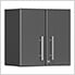 14-Piece Garage Cabinet Kit with Bamboo Worktop in Graphite Grey Metallic
