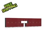 Ulti-MATE Garage Cabinets 14-Piece Garage Cabinet Kit with Bamboo Worktop in Ruby Red Metallic