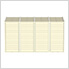 SideMate 4' x 10' Vinyl Shed with Foundation