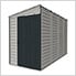 SideMate Plus 4' x 10' Vinyl Shed with Foundation