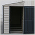 SideMate Plus 4' x 10' Vinyl Shed with Foundation