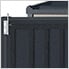 SideMate Plus Pro 10' x 4' Vinyl Shed with Foundation and Double Door