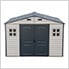 WoodSide Plus 10.5' x 8' Vinyl Shed with Foundation Kit