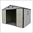 WoodSide Plus 10.5' x 8' Vinyl Shed with Foundation Kit