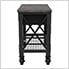 72" Industrial Metal and Wood Workbench with Drawers (Aged Espresso)